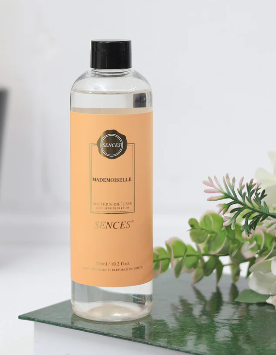 Sences Boutique Reed Diffuser Refills, Mademoiselle & L'amour Sauvage 300ml