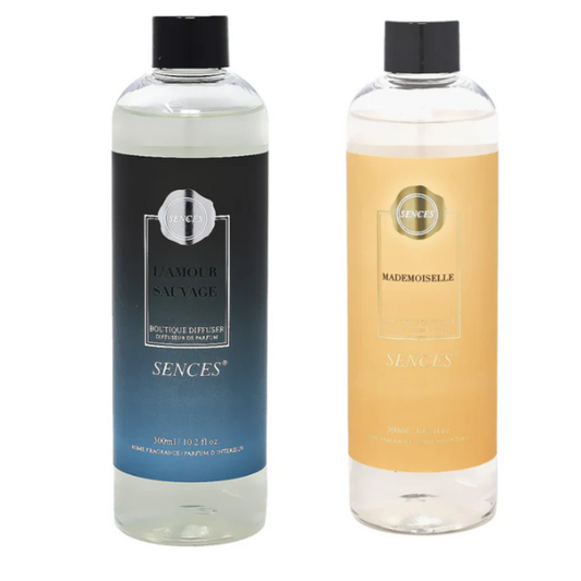 Sences Boutique Reed Diffuser Refills, Mademoiselle & L'amour Sauvage 300ml